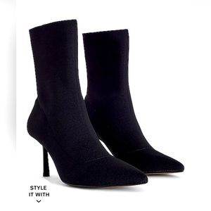 Black Sock Bootie